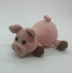 Sam pig crochet pattern Littlemouse Crochet DMC Natura