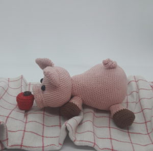 Sam le cochon patron Littlemouse Crochet DMC Natura